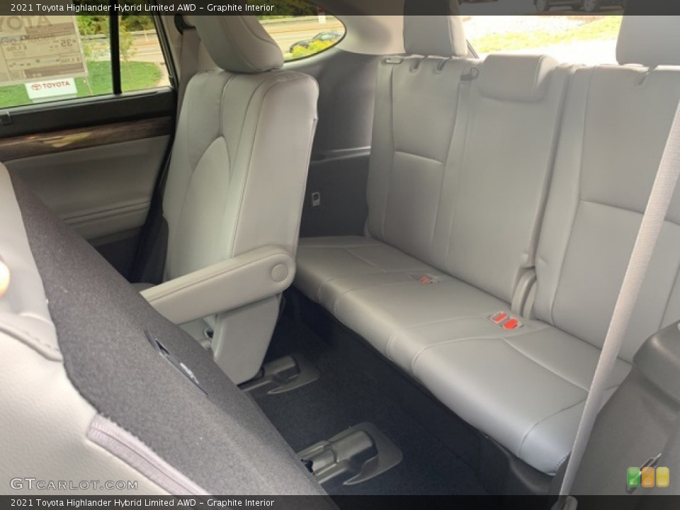 Graphite Interior Rear Seat for the 2021 Toyota Highlander Hybrid Limited AWD #139724181