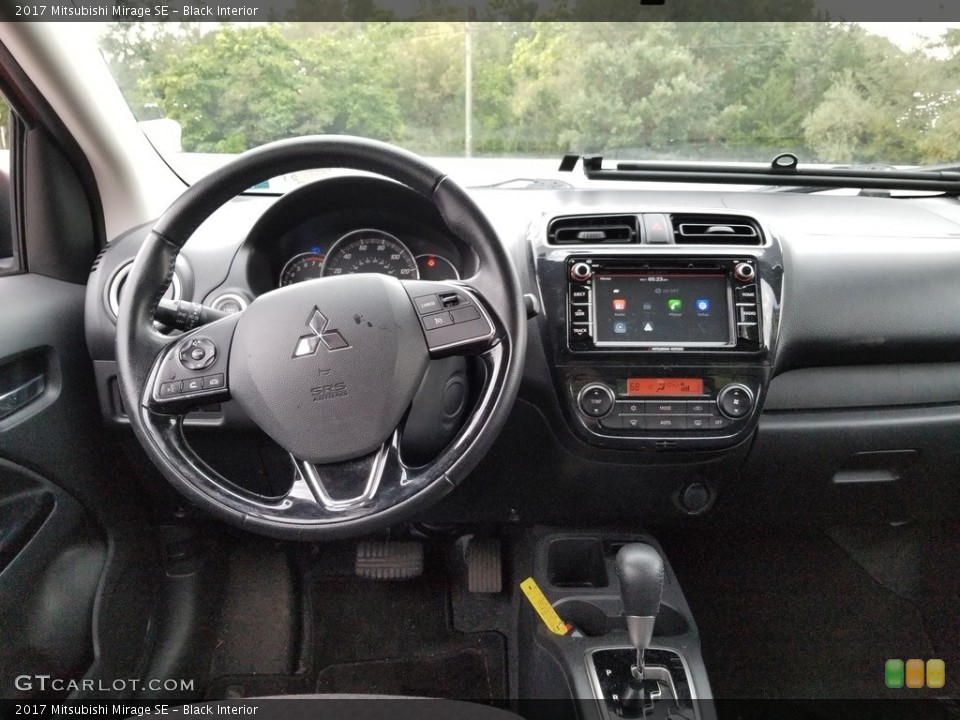 Black Interior Dashboard for the 2017 Mitsubishi Mirage SE #139724262