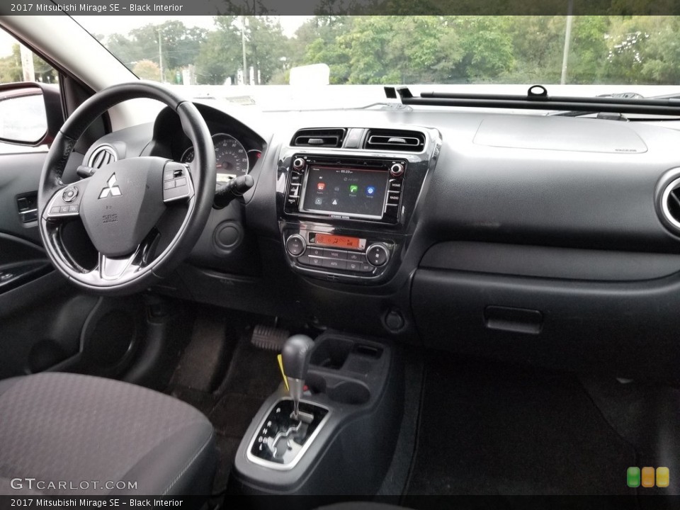 Black Interior Dashboard for the 2017 Mitsubishi Mirage SE #139724315