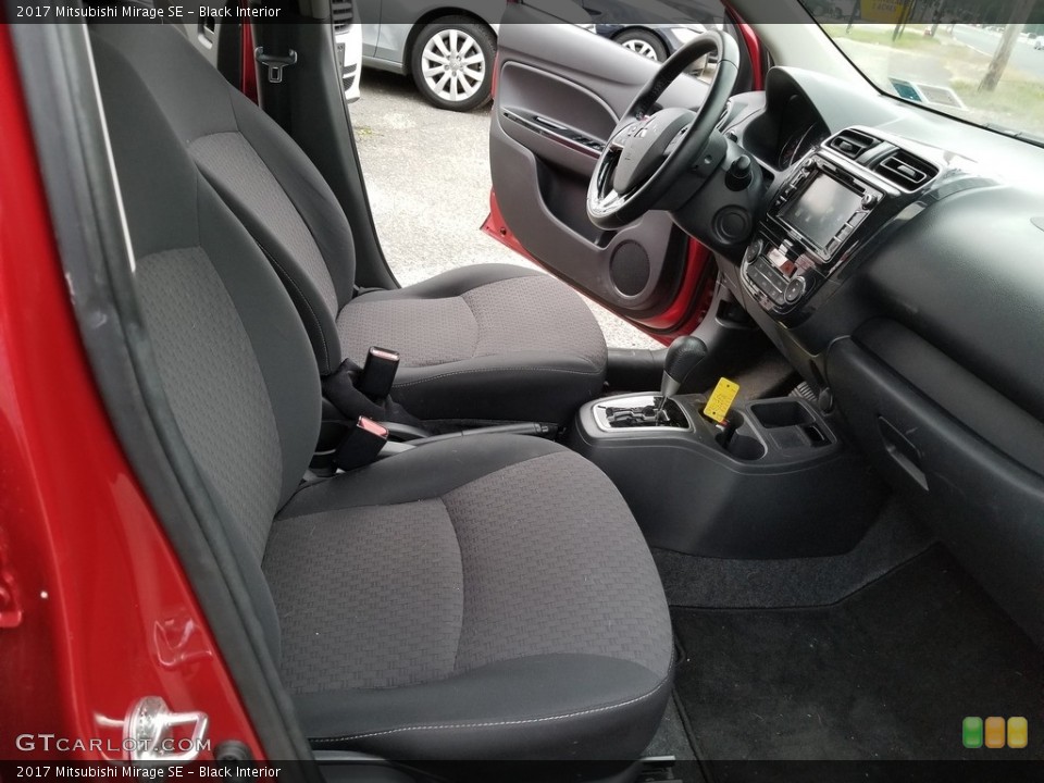 Black Interior Front Seat for the 2017 Mitsubishi Mirage SE #139724336