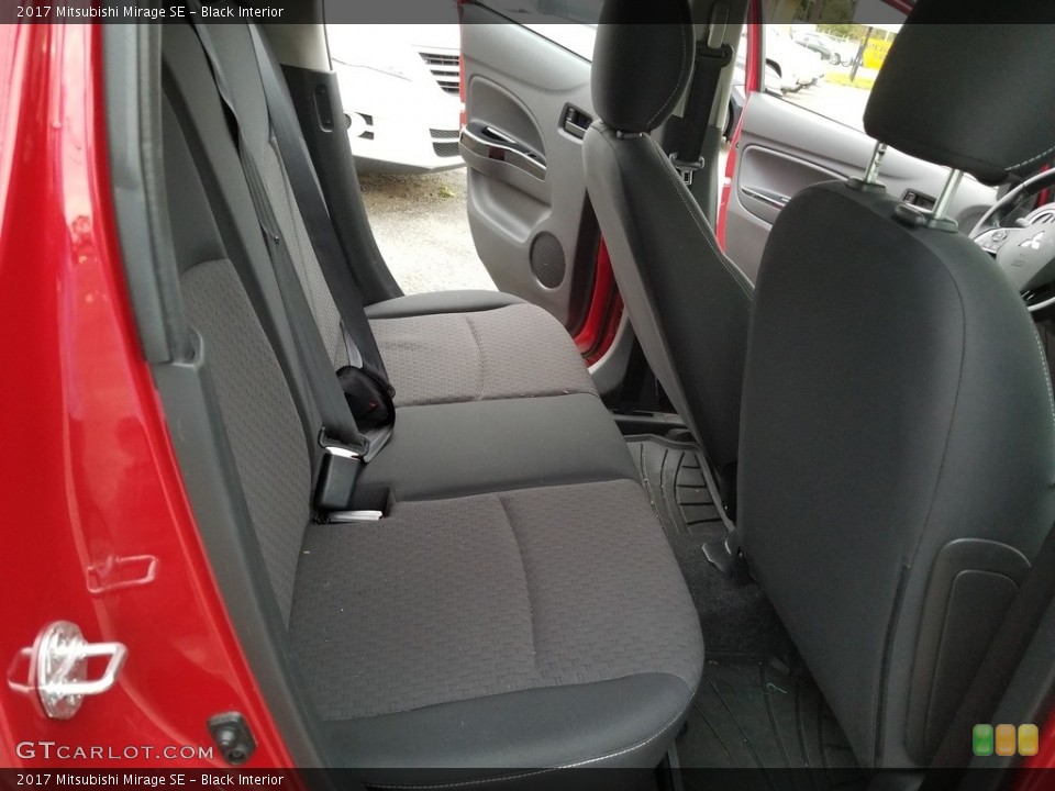 Black Interior Rear Seat for the 2017 Mitsubishi Mirage SE #139724364