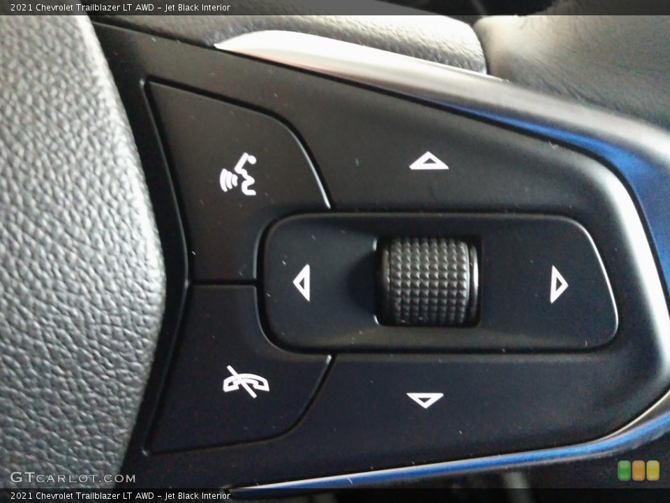 Jet Black Interior Steering Wheel for the 2021 Chevrolet Trailblazer LT AWD #139726020