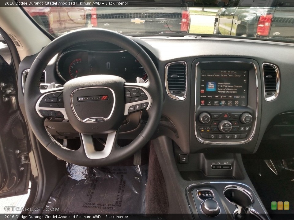 Black Interior Dashboard for the 2016 Dodge Durango Citadel Anodized Platinum AWD #139726269