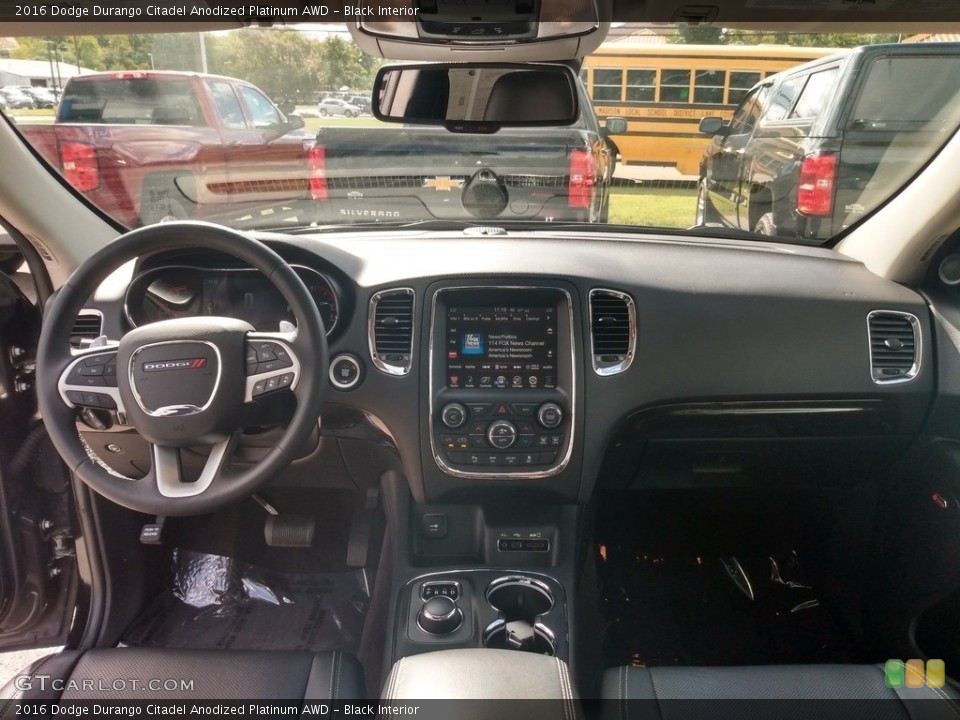 Black Interior Dashboard for the 2016 Dodge Durango Citadel Anodized Platinum AWD #139726521