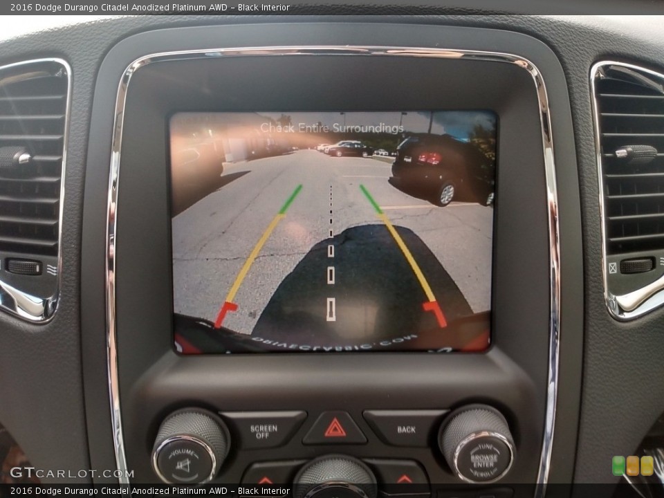Black Interior Controls for the 2016 Dodge Durango Citadel Anodized Platinum AWD #139726623