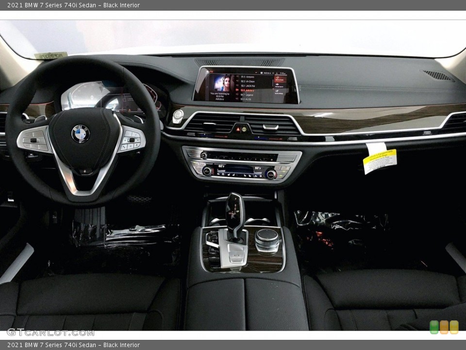Black Interior Dashboard for the 2021 BMW 7 Series 740i Sedan #139726665