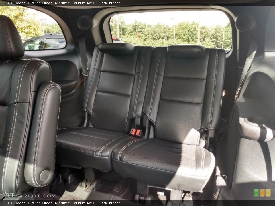 Black Interior Rear Seat for the 2016 Dodge Durango Citadel Anodized Platinum AWD #139726672