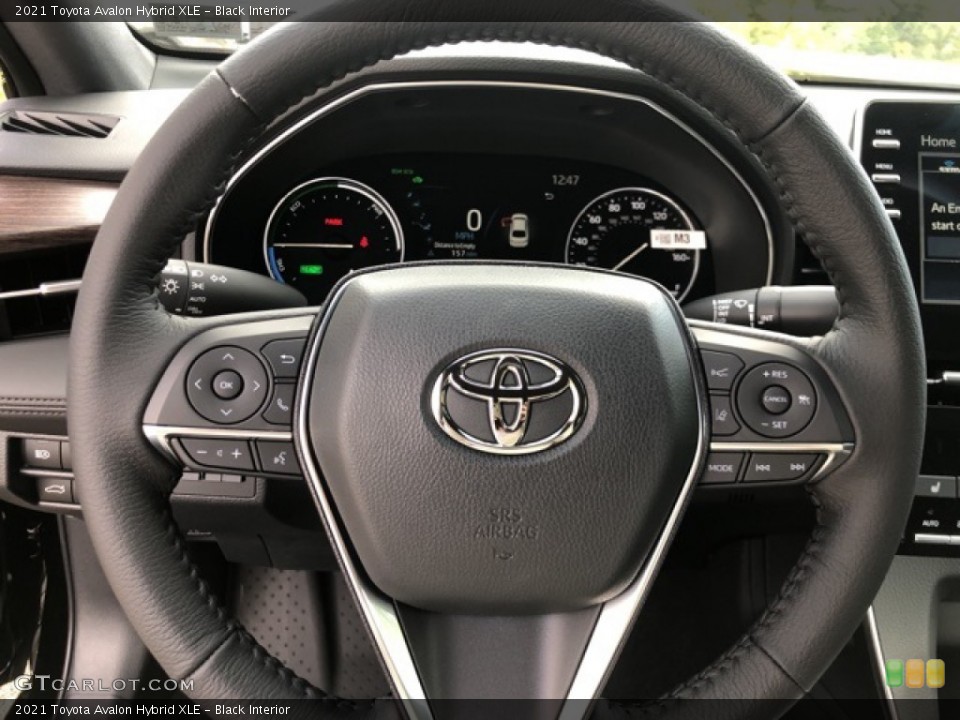 Black Interior Steering Wheel for the 2021 Toyota Avalon Hybrid XLE #139726893