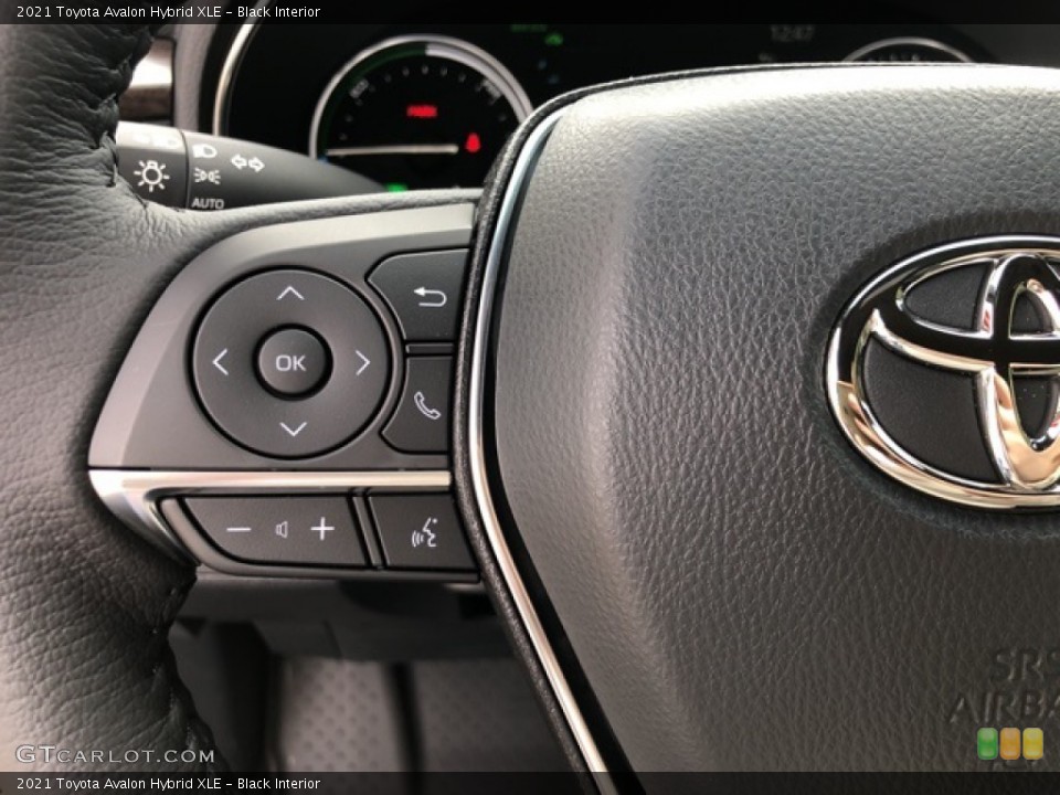 Black Interior Steering Wheel for the 2021 Toyota Avalon Hybrid XLE #139726914