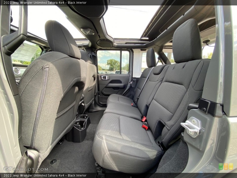 Black Interior Rear Seat for the 2021 Jeep Wrangler Unlimited Sahara 4x4 #139727631