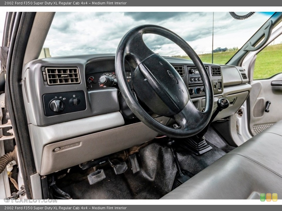 Medium Flint Interior Dashboard for the 2002 Ford F350 Super Duty XL Regular Cab 4x4 #139729779