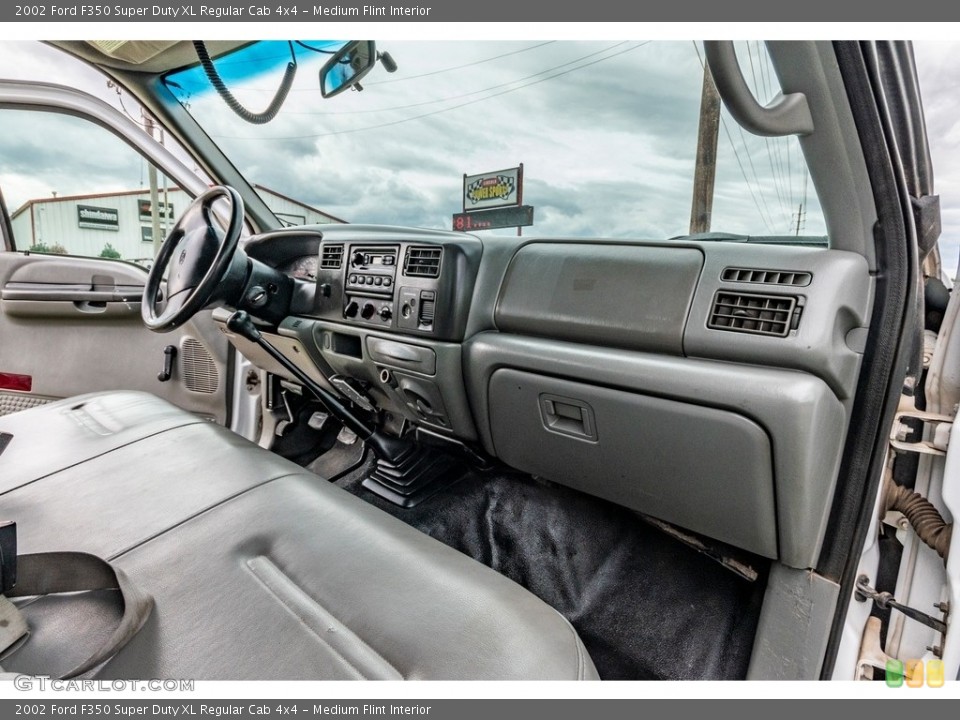 Medium Flint Interior Front Seat for the 2002 Ford F350 Super Duty XL Regular Cab 4x4 #139729911