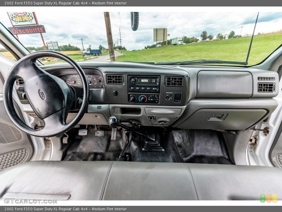 Medium Flint Interior Dashboard for the 2002 Ford F350 Super Duty XL Regular Cab 4x4 #139729974