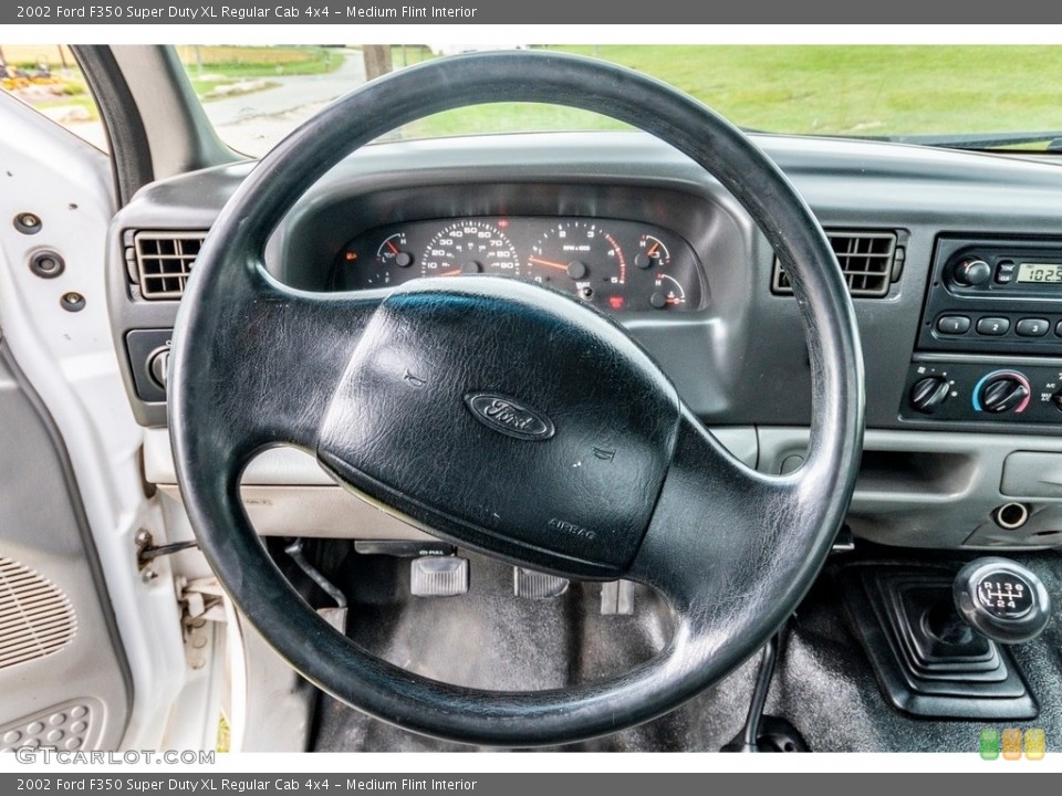 Medium Flint Interior Steering Wheel for the 2002 Ford F350 Super Duty XL Regular Cab 4x4 #139730040