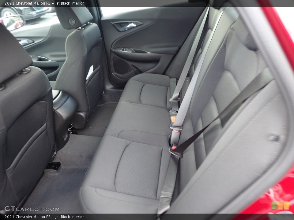 Jet Black Interior Rear Seat for the 2021 Chevrolet Malibu RS #139731027