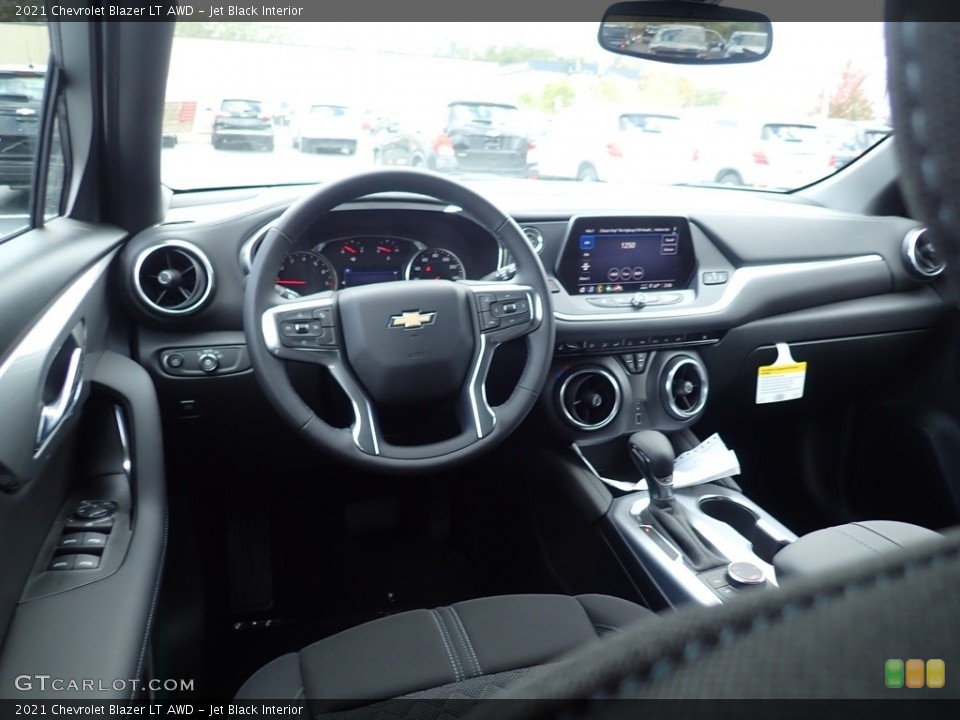 Jet Black Interior Dashboard for the 2021 Chevrolet Blazer LT AWD #139731972