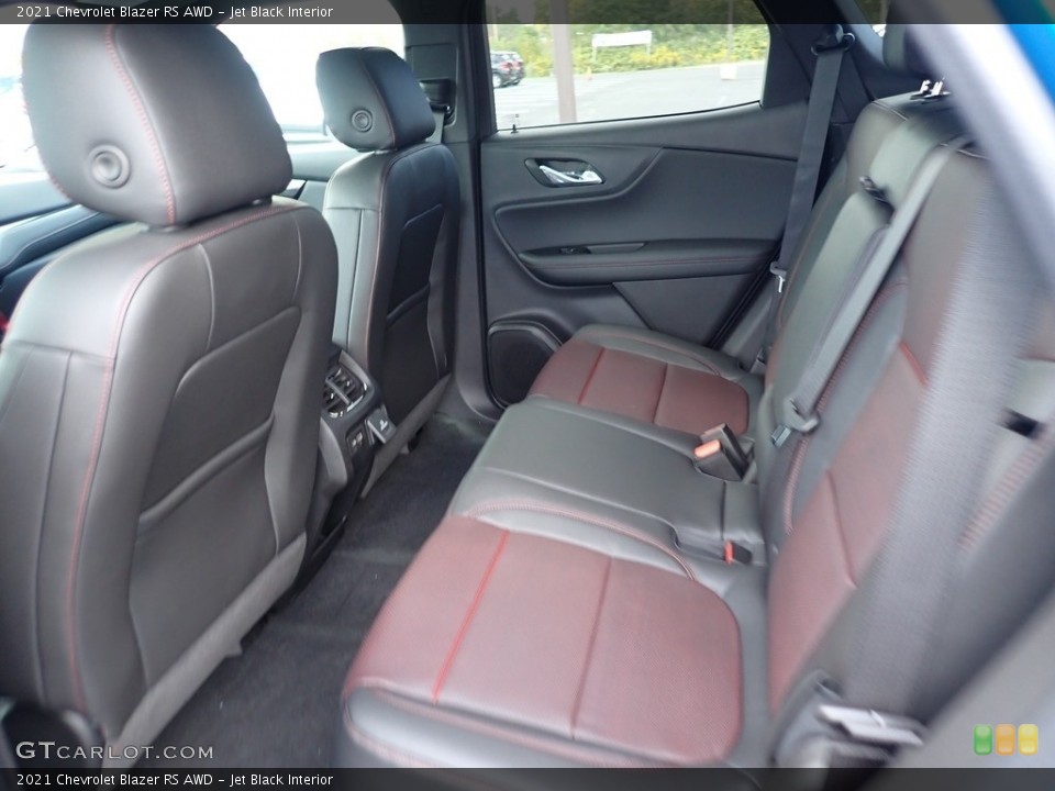 Jet Black Interior Rear Seat for the 2021 Chevrolet Blazer RS AWD #139732311