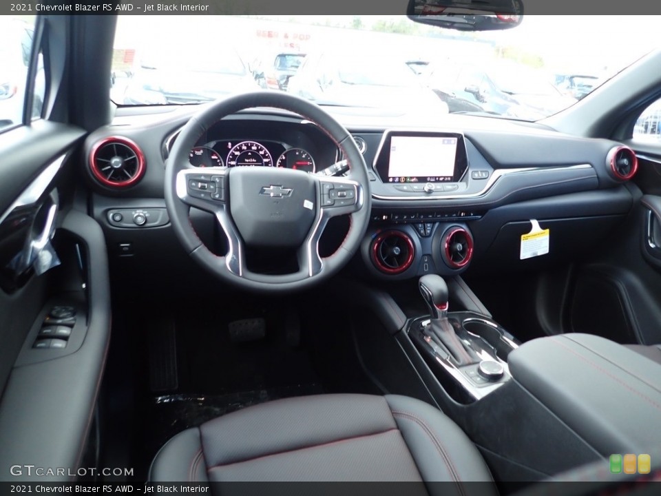 Jet Black Interior Photo for the 2021 Chevrolet Blazer RS AWD #139732326