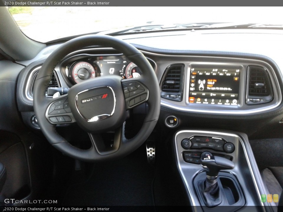 Black Interior Dashboard for the 2020 Dodge Challenger R/T Scat Pack Shaker #139732647