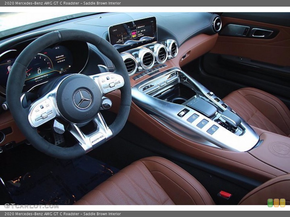 Saddle Brown Interior Photo for the 2020 Mercedes-Benz AMG GT C Roadster #139734669