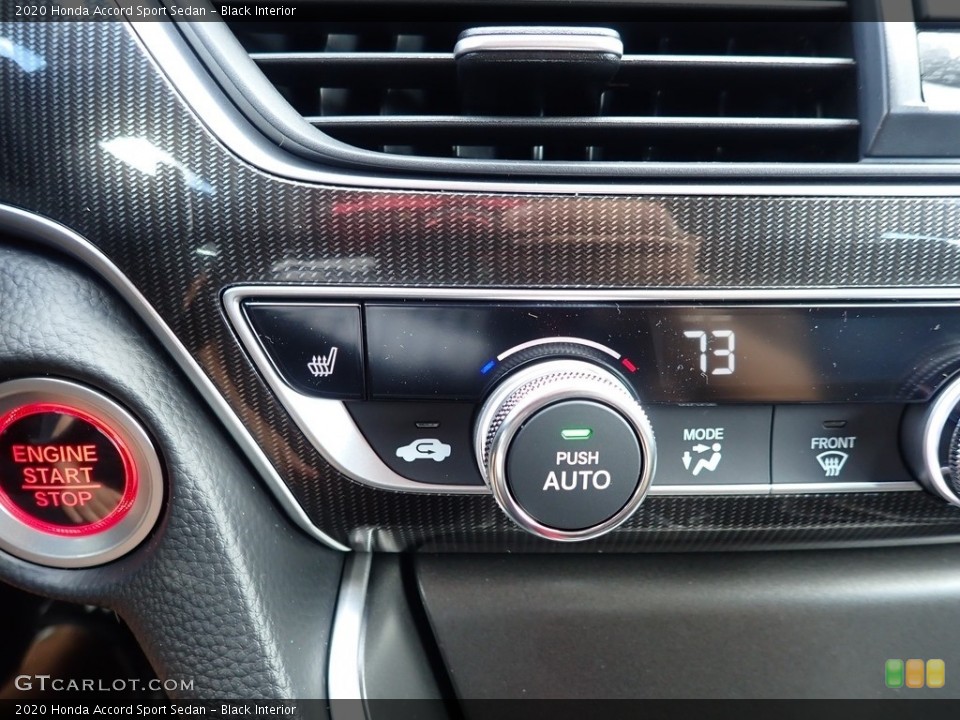 Black Interior Controls for the 2020 Honda Accord Sport Sedan #139736550