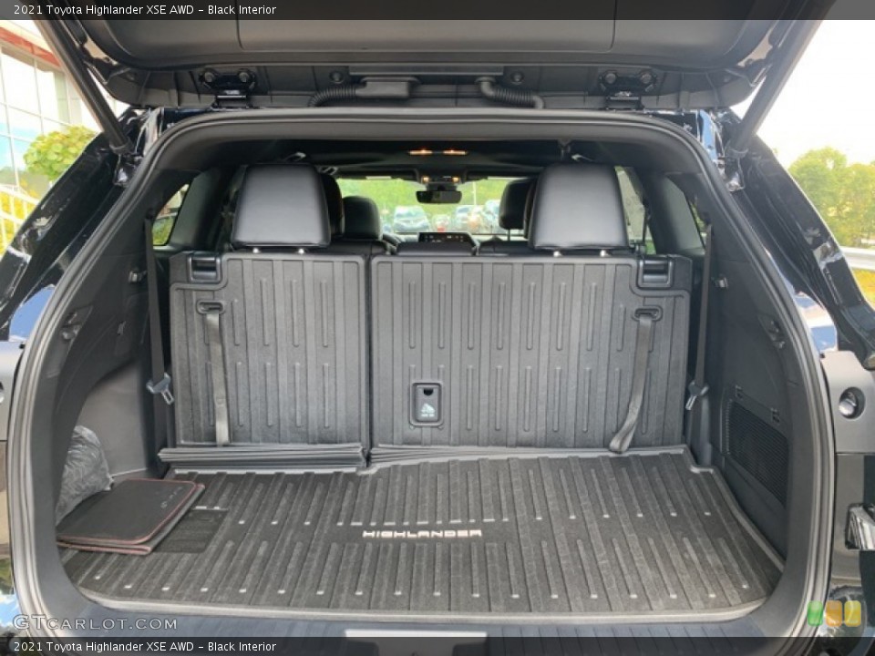 Black Interior Trunk for the 2021 Toyota Highlander XSE AWD #139737213