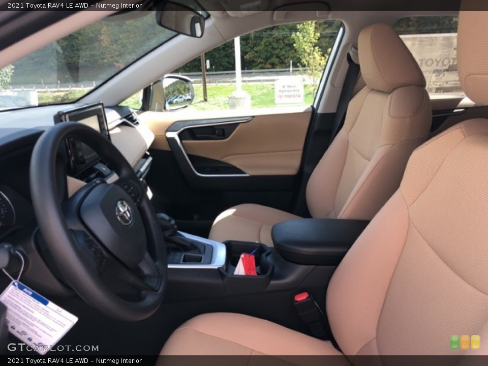 Nutmeg Interior Photo for the 2021 Toyota RAV4 LE AWD #139738155