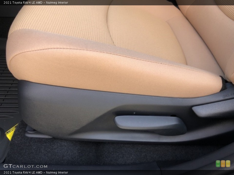 Nutmeg Interior Front Seat for the 2021 Toyota RAV4 LE AWD #139738167