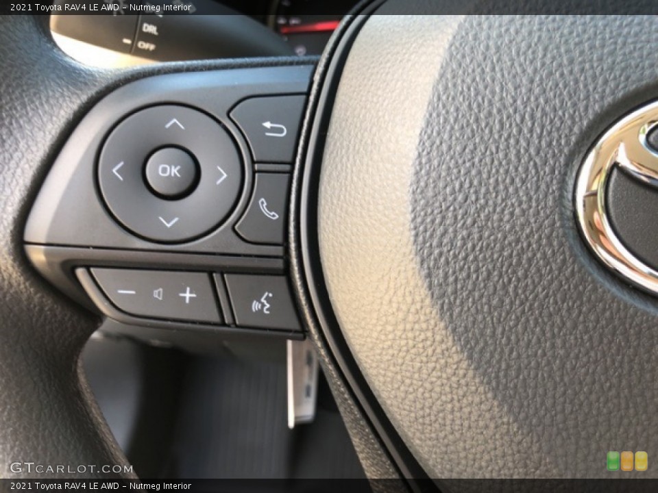 Nutmeg Interior Steering Wheel for the 2021 Toyota RAV4 LE AWD #139738176