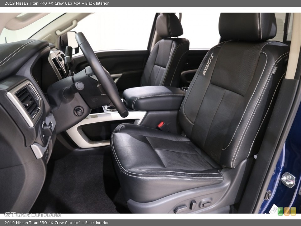 Black Interior Photo for the 2019 Nissan Titan PRO 4X Crew Cab 4x4 #139738613
