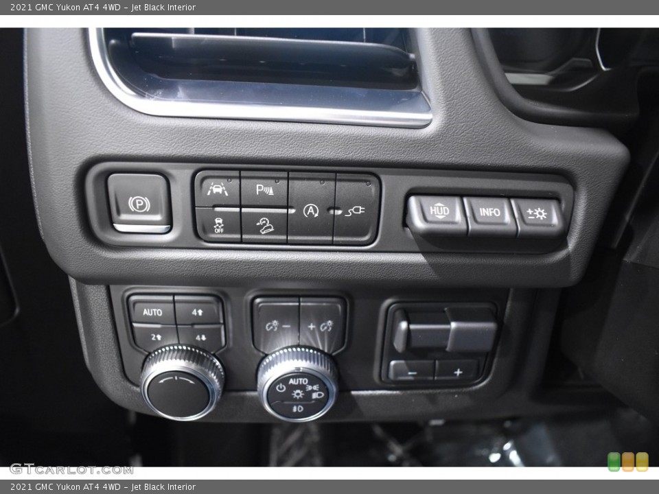 Jet Black Interior Controls for the 2021 GMC Yukon AT4 4WD #139739318