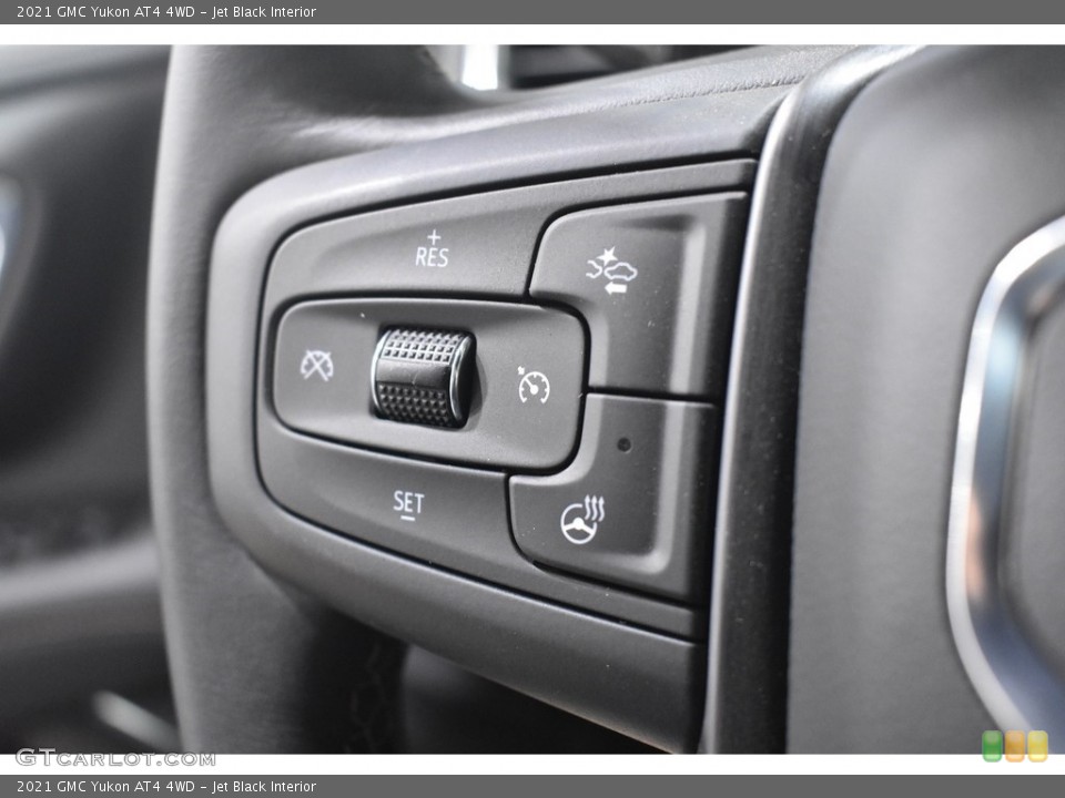 Jet Black Interior Steering Wheel for the 2021 GMC Yukon AT4 4WD #139739384