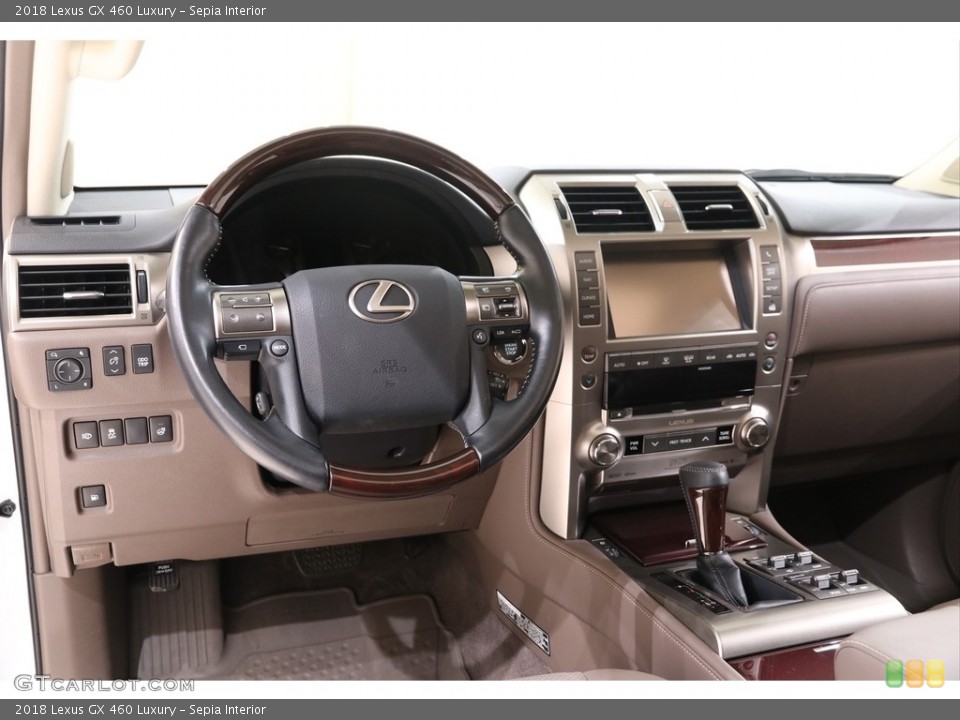 Sepia Interior Dashboard for the 2018 Lexus GX 460 Luxury #139739536