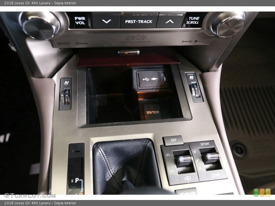 Sepia Interior Controls for the 2018 Lexus GX 460 Luxury #139739812