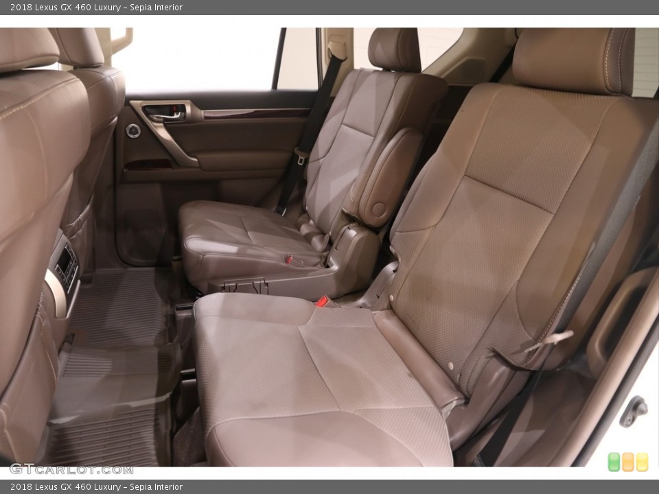Sepia Interior Rear Seat for the 2018 Lexus GX 460 Luxury #139739879