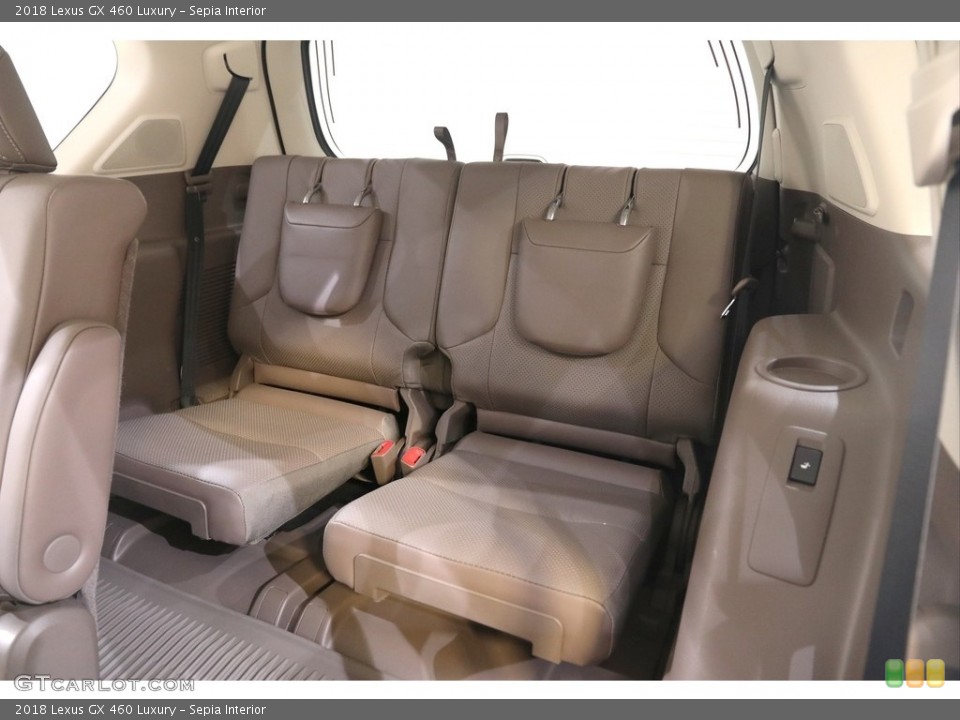 Sepia Interior Rear Seat for the 2018 Lexus GX 460 Luxury #139739903