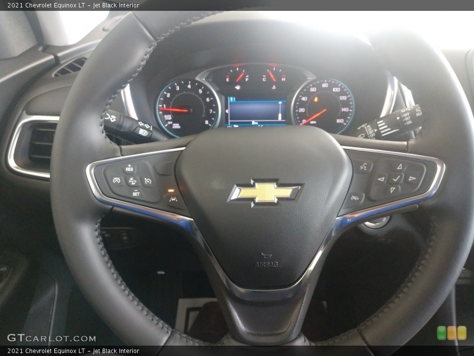 Jet Black Interior Steering Wheel for the 2021 Chevrolet Equinox LT #139741379