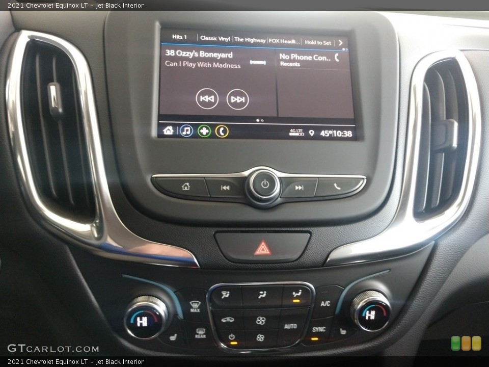Jet Black Interior Controls for the 2021 Chevrolet Equinox LT #139741472