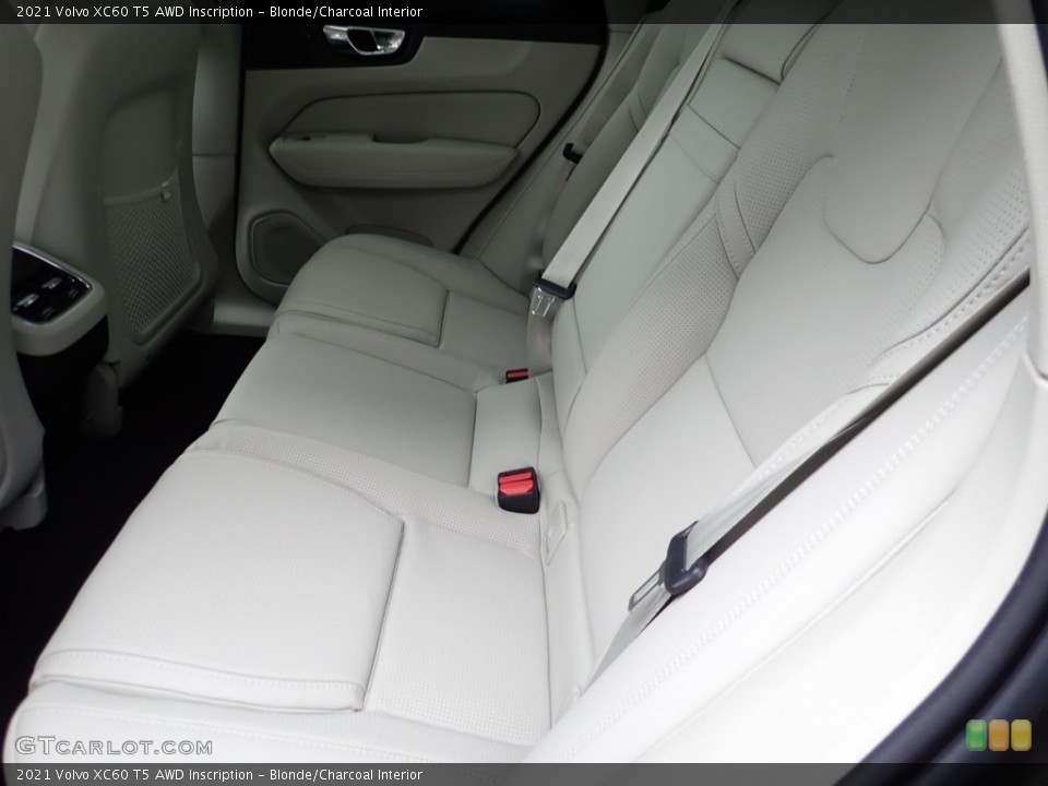 Blonde/Charcoal Interior Rear Seat for the 2021 Volvo XC60 T5 AWD Inscription #139741886