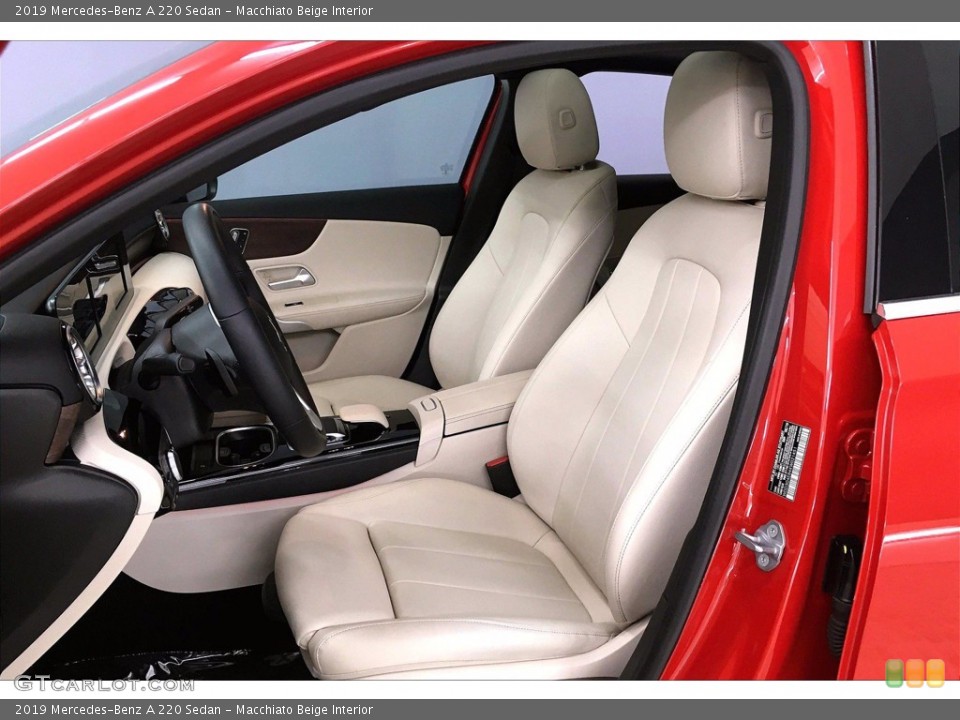 Macchiato Beige Interior Front Seat for the 2019 Mercedes-Benz A 220 Sedan #139742702