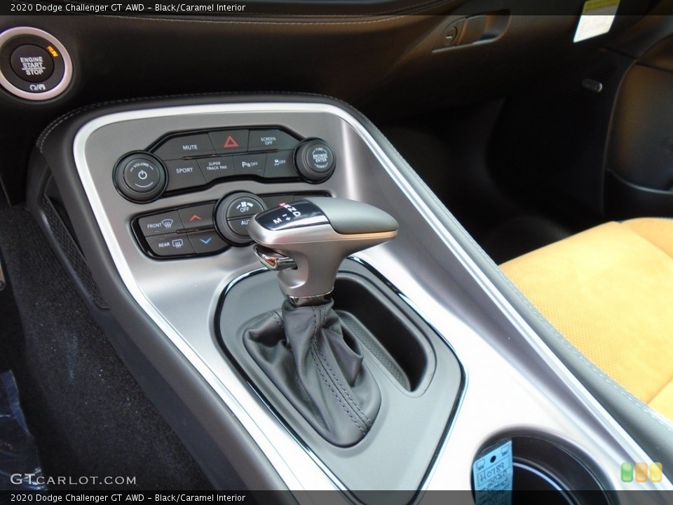 Black/Caramel Interior Transmission for the 2020 Dodge Challenger GT AWD #139743716