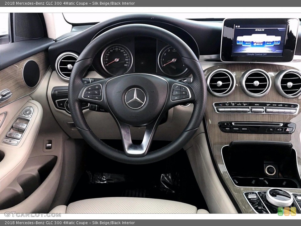 Silk Beige/Black Interior Dashboard for the 2018 Mercedes-Benz GLC 300 4Matic Coupe #139743887