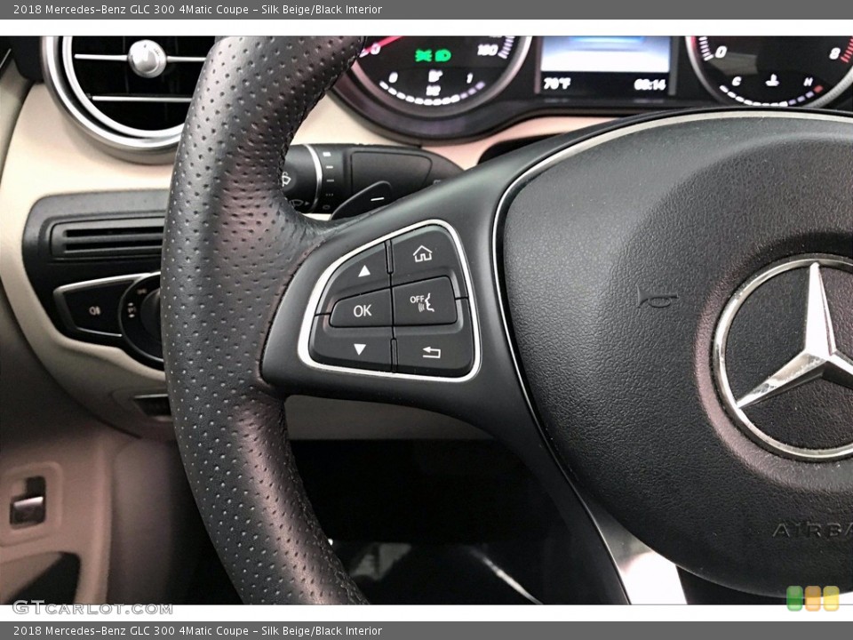 Silk Beige/Black Interior Controls for the 2018 Mercedes-Benz GLC 300 4Matic Coupe #139744250