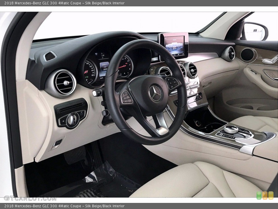 Silk Beige/Black Interior Prime Interior for the 2018 Mercedes-Benz GLC 300 4Matic Coupe #139744361