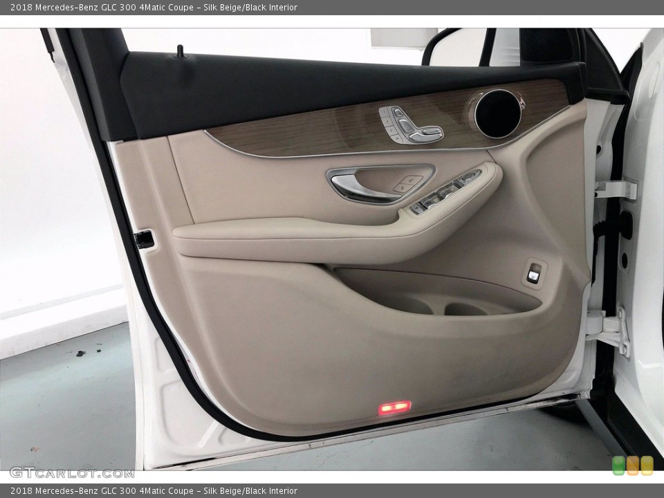 Silk Beige/Black Interior Door Panel for the 2018 Mercedes-Benz GLC 300 4Matic Coupe #139744433