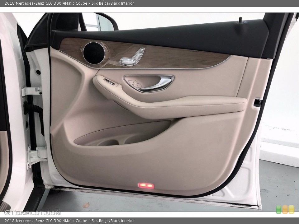 Silk Beige/Black Interior Door Panel for the 2018 Mercedes-Benz GLC 300 4Matic Coupe #139744556