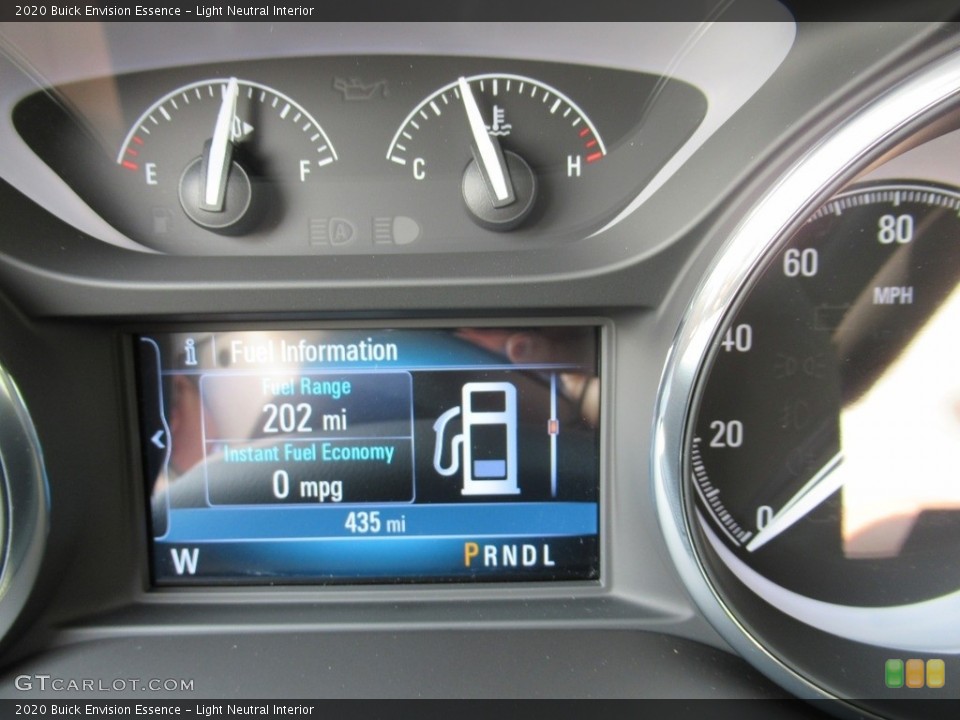 Light Neutral Interior Gauges for the 2020 Buick Envision Essence #139744592