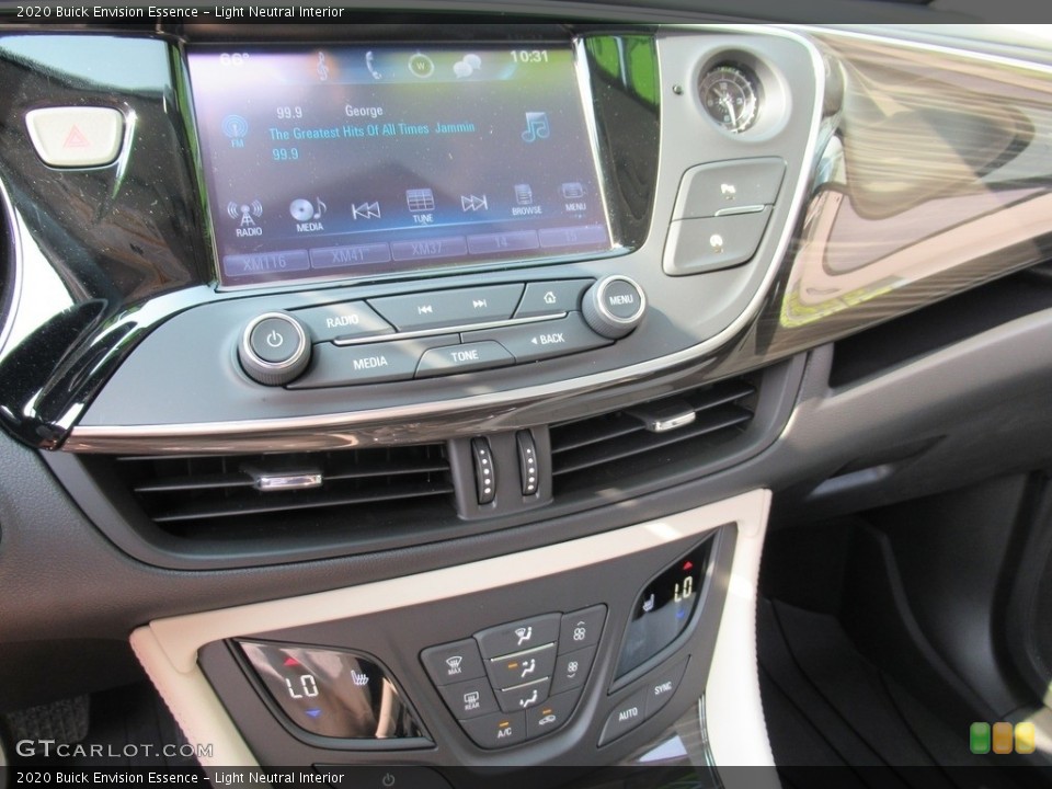 Light Neutral Interior Controls for the 2020 Buick Envision Essence #139744658