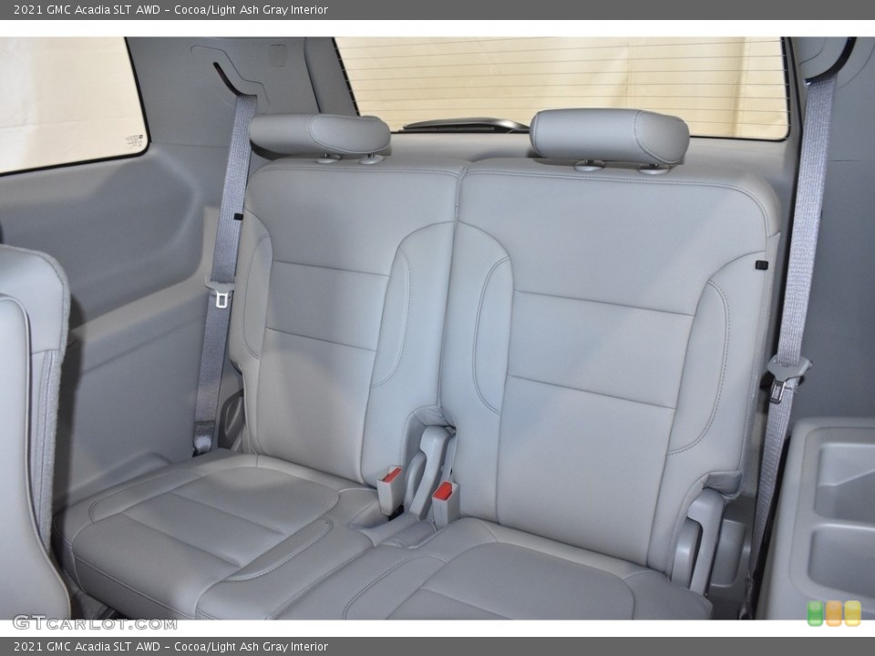 Cocoa/Light Ash Gray Interior Rear Seat for the 2021 GMC Acadia SLT AWD #139745444