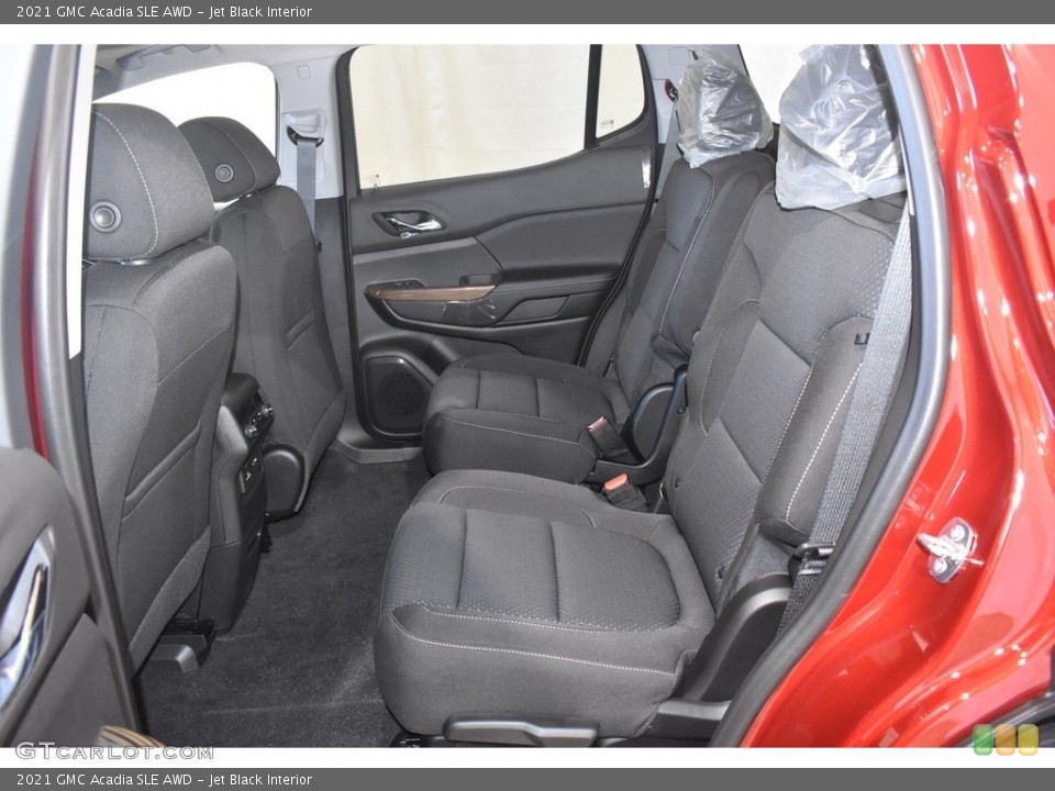 Jet Black Interior Rear Seat for the 2021 GMC Acadia SLE AWD #139746008